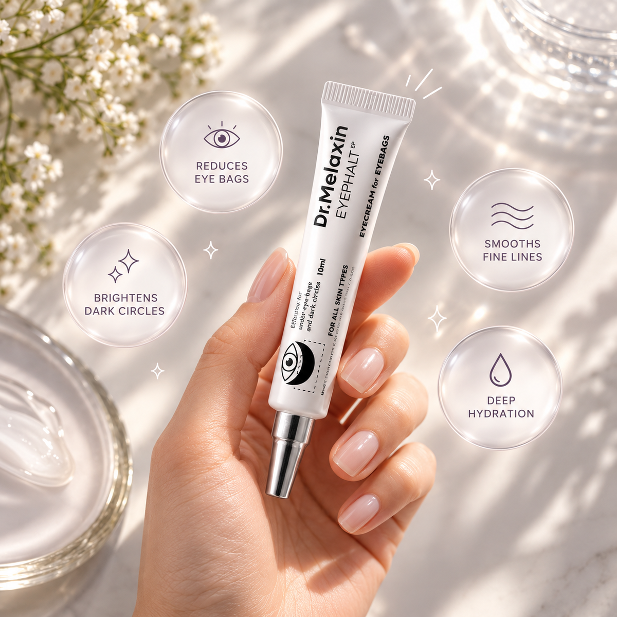 Dr.Melaxin Eyephalt Eyebag Cream Korean Skincare All Skin Types (10g)