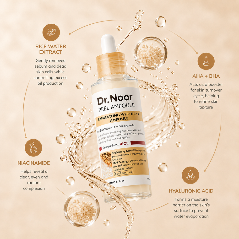 Dr.Noor Rice Peel Ampoule